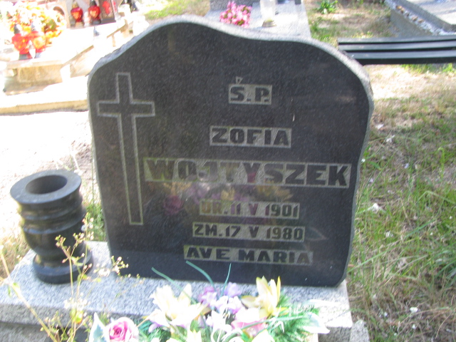 Zofia Wojtyszek 1901 Police - Grobonet - Wyszukiwarka osób pochowanych