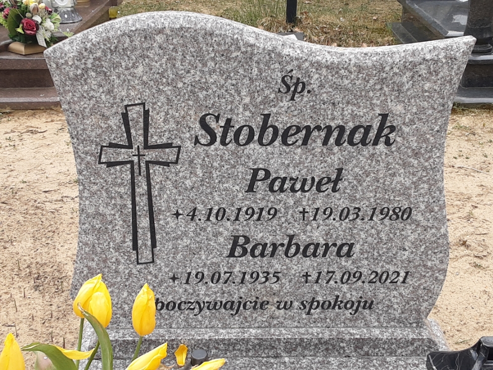 Barbara Stobernak  1935 Police - Grobonet - Wyszukiwarka osób pochowanych