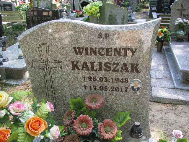 Wincenty Kaliszak 1948 Police - Grobonet - Wyszukiwarka osób pochowanych