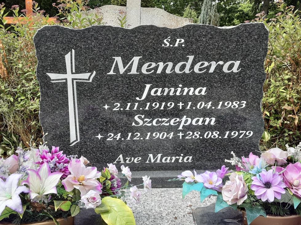 Janina Mendera 1919 Police - Grobonet - Wyszukiwarka osób pochowanych