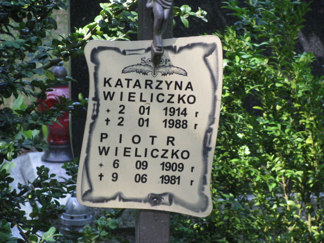 Piotr Wieliczko 1909 Police - Grobonet - Wyszukiwarka osób pochowanych