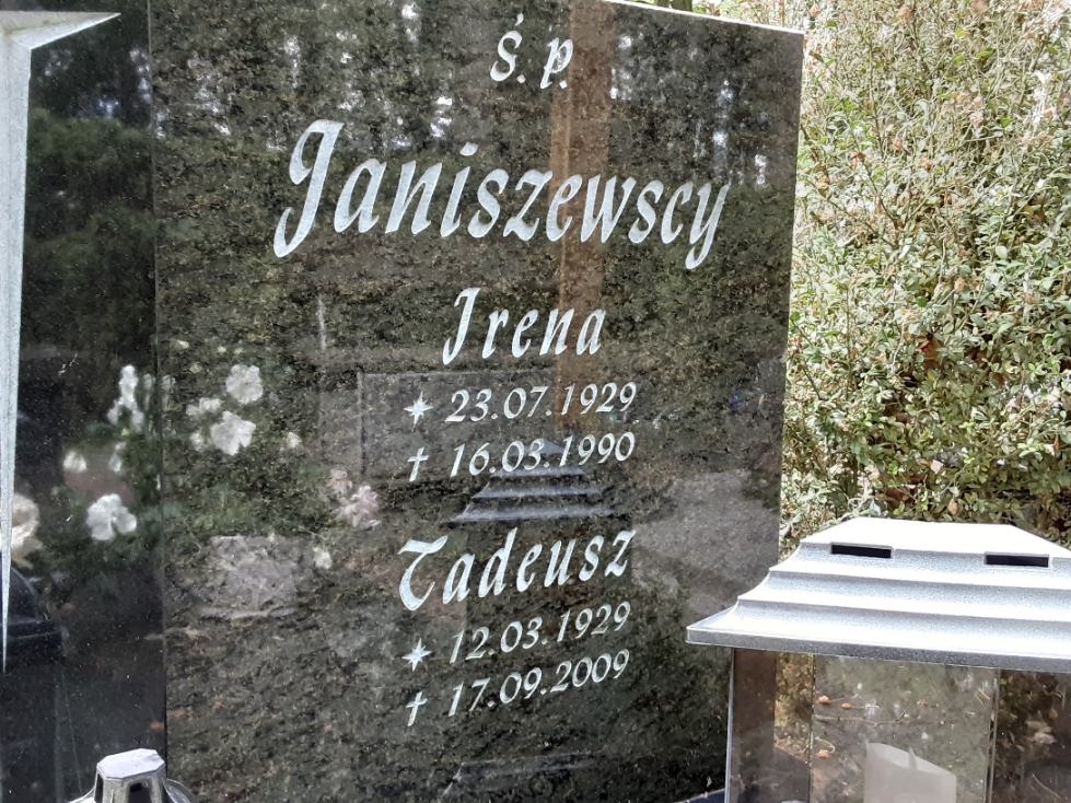 Tadeusz Janiszewski 1929 Police - Grobonet - Wyszukiwarka osób pochowanych