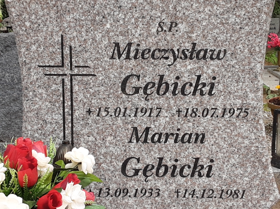 Marian Gębicki 1933 Police - Grobonet - Wyszukiwarka osób pochowanych