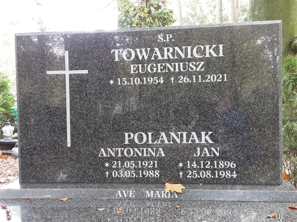 Jan Polaniak 1896 Police - Grobonet - Wyszukiwarka osób pochowanych