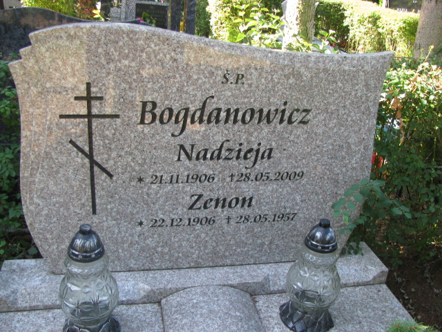 Nadzieja Bogdanowicz 1906 Police - Grobonet - Wyszukiwarka osób pochowanych