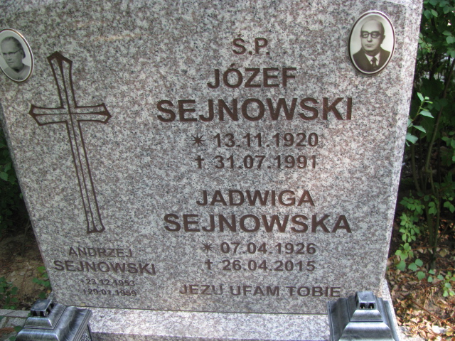 Andrzej Sejnowski 1953 Police - Grobonet - Wyszukiwarka osób pochowanych