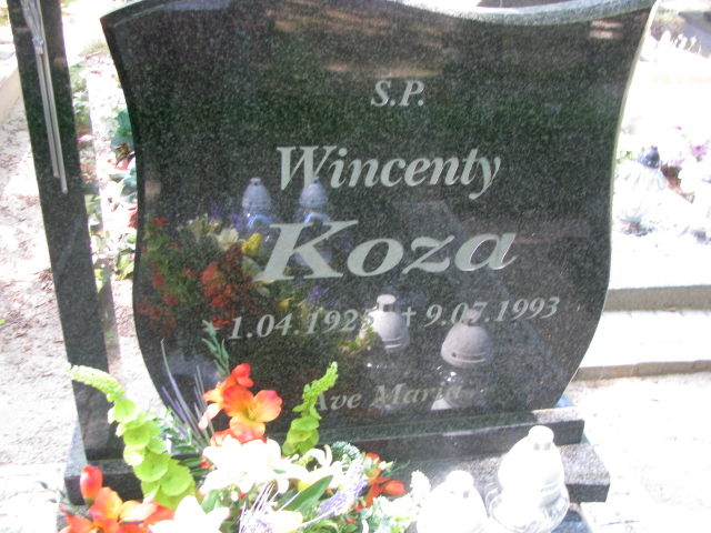 Wincenty Koza 1925 Police - Grobonet - Wyszukiwarka osób pochowanych