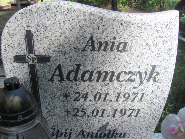 Anna Adamczyk 1971 Police - Grobonet - Wyszukiwarka osób pochowanych