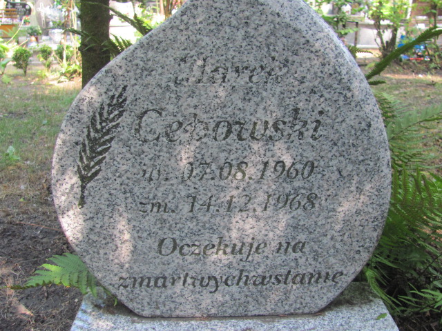 Marek Cepowski 1960 Police - Grobonet - Wyszukiwarka osób pochowanych