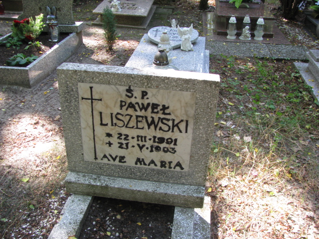 Paweł Liszewski 1991 Police - Grobonet - Wyszukiwarka osób pochowanych