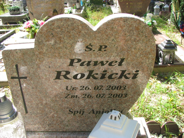 Paweł Rokicki 2003 Police - Grobonet - Wyszukiwarka osób pochowanych
