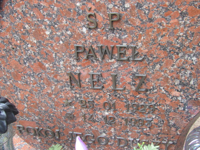 Paweł Nelz 1929 Police - Grobonet - Wyszukiwarka osób pochowanych