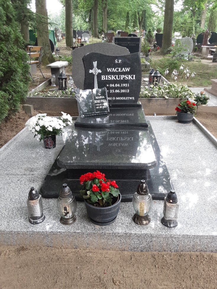 Wacław Biskupski 1921 Police - Grobonet - Wyszukiwarka osób pochowanych
