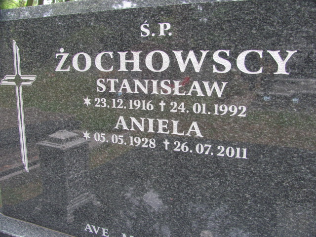 Aniela Żochowska 1928 Police - Grobonet - Wyszukiwarka osób pochowanych