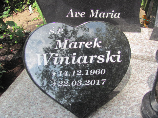 Marek Winiarski 1960 Police - Grobonet - Wyszukiwarka osób pochowanych