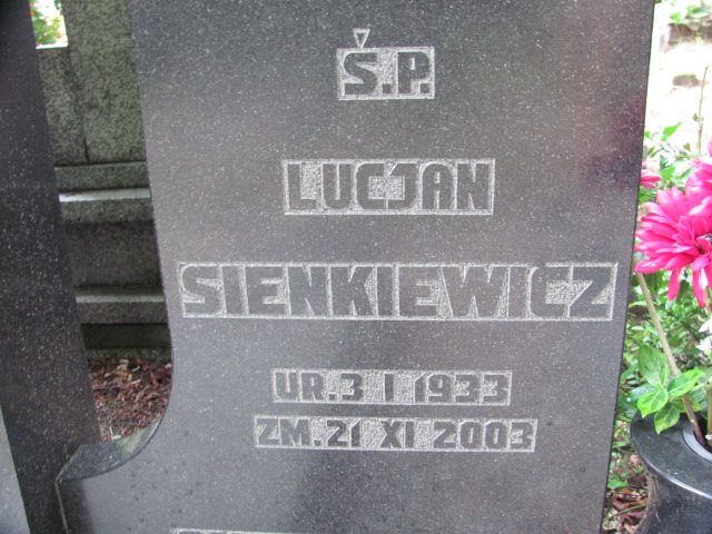 Lucjan Sienkiewicz 1933 Police - Grobonet - Wyszukiwarka osób pochowanych