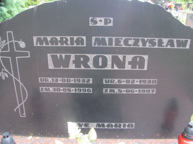 Mieczysław Wrona 1930 Police - Grobonet - Wyszukiwarka osób pochowanych