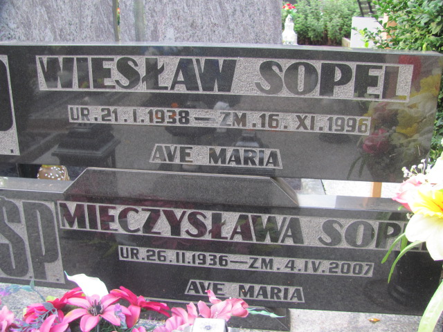 Mieczysława Sopel 1936 Police - Grobonet - Wyszukiwarka osób pochowanych