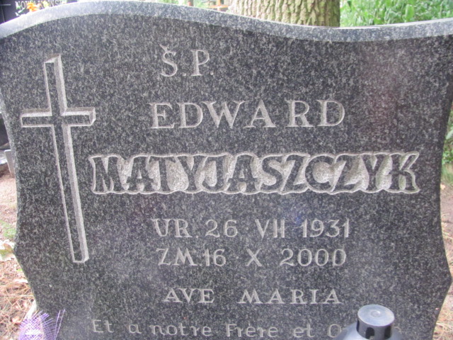Edward Matyjaszczyk 1931 Police - Grobonet - Wyszukiwarka osób pochowanych