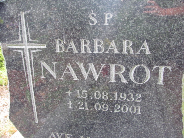 Barbara Nawrot 1932 Police - Grobonet - Wyszukiwarka osób pochowanych