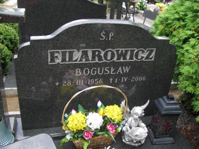 Bogusław Filarowicz 1956 Police - Grobonet - Wyszukiwarka osób pochowanych