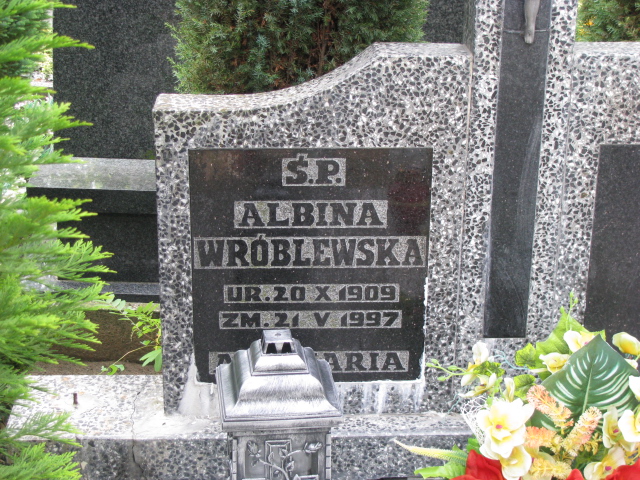 Albina Wróblewska 1909 Police - Grobonet - Wyszukiwarka osób pochowanych