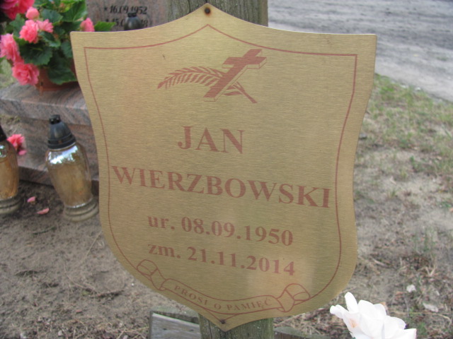 Jan Wierzbowski 1950 Police - Grobonet - Wyszukiwarka osób pochowanych