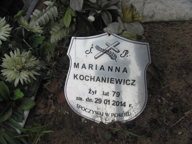 Marianna Kochaniewicz 1935 Police - Grobonet - Wyszukiwarka osób pochowanych