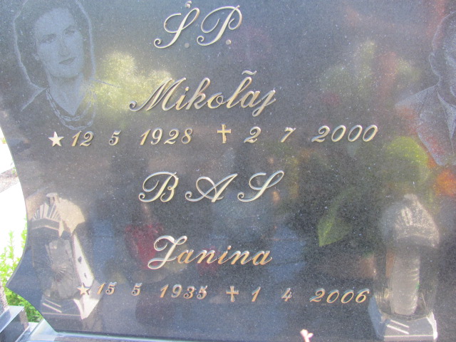 Janina Bas 1935 Police - Grobonet - Wyszukiwarka osób pochowanych