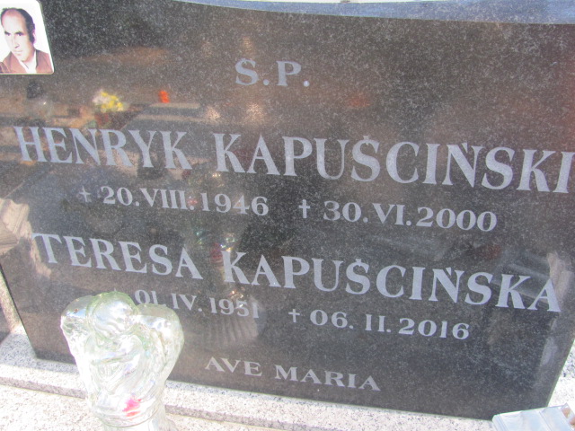 Teresa Kapuścińska 1951 Police - Grobonet - Wyszukiwarka osób pochowanych