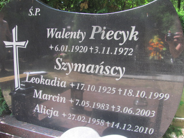 Alicja Szymańska 1958 Police - Grobonet - Wyszukiwarka osób pochowanych