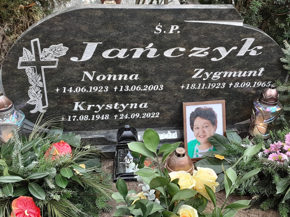 Krystyna Jańczyk 1948 Police - Grobonet - Wyszukiwarka osób pochowanych