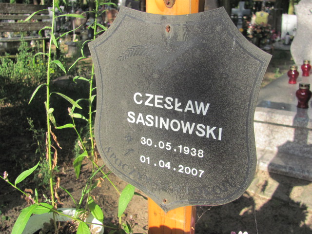 Czesław Sasinowski 1938 Police - Grobonet - Wyszukiwarka osób pochowanych
