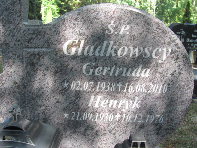 Henryk Gładkowski 1930 Police - Grobonet - Wyszukiwarka osób pochowanych