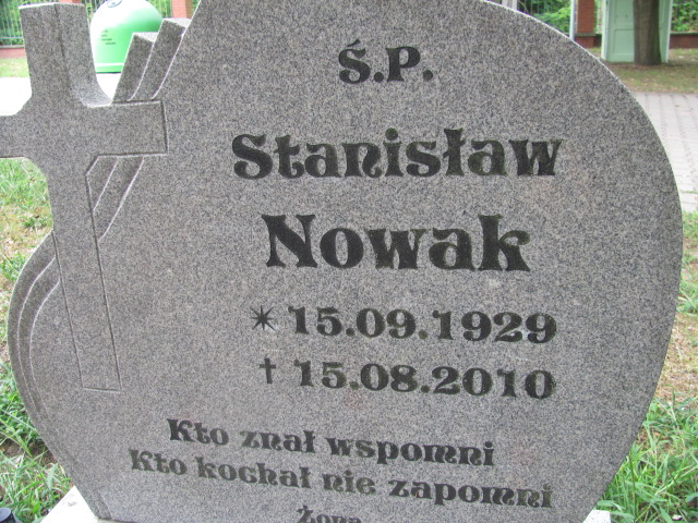 Zdzisława Nowak 1927 Police - Grobonet - Wyszukiwarka osób pochowanych