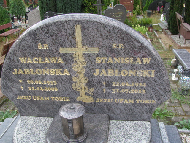 Stanisław Jabłoński 1934 Police - Grobonet - Wyszukiwarka osób pochowanych