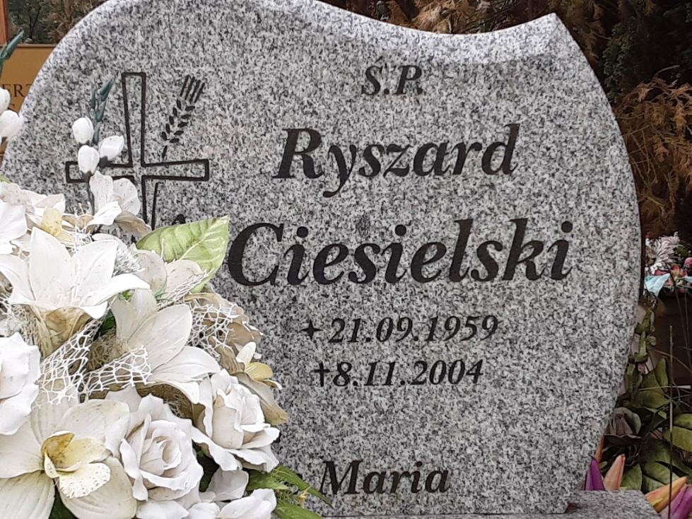 Ryszard Ciesielski 1959 Police - Grobonet - Wyszukiwarka osób pochowanych