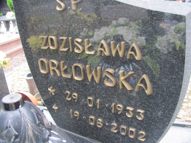 Zdzisława Orłowska 1933 Police - Grobonet - Wyszukiwarka osób pochowanych