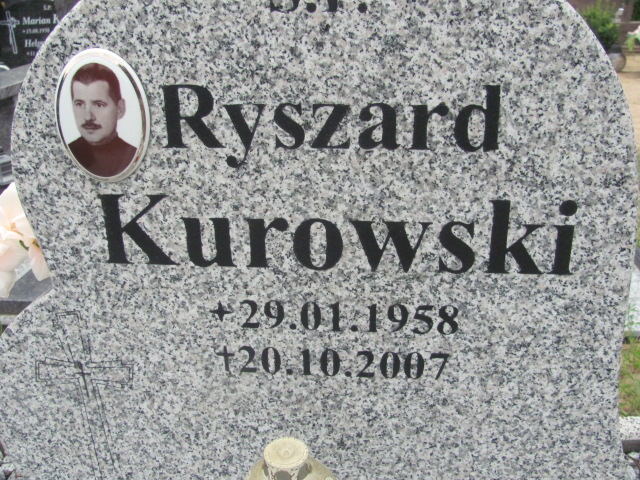 Ryszard Kurowski 1958 Police - Grobonet - Wyszukiwarka osób pochowanych