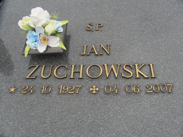 Jan Żuchowski 1927 Police - Grobonet - Wyszukiwarka osób pochowanych