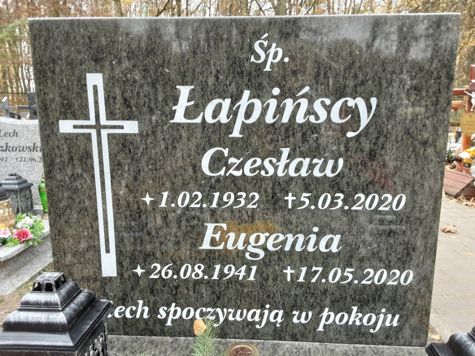 Czesław Łapiński 1932 Police - Grobonet - Wyszukiwarka osób pochowanych