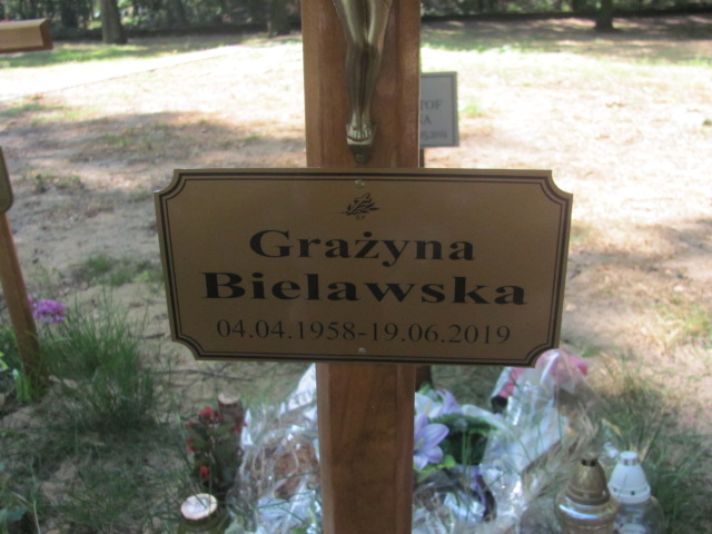 Grażyna Bielawska 1958 Police - Grobonet - Wyszukiwarka osób pochowanych