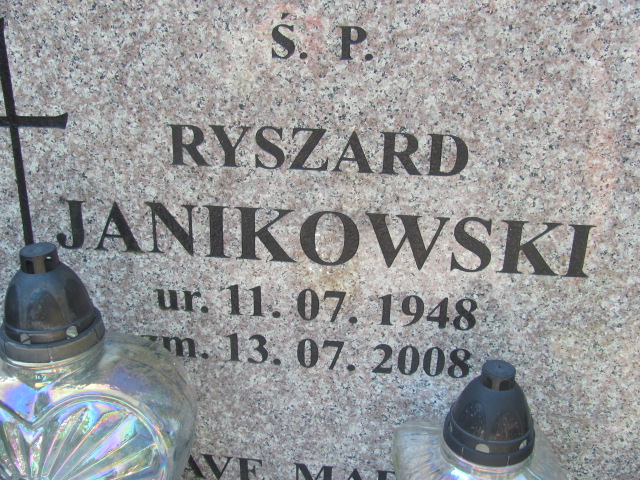 Ryszard Janikowski 1948 Police - Grobonet - Wyszukiwarka osób pochowanych
