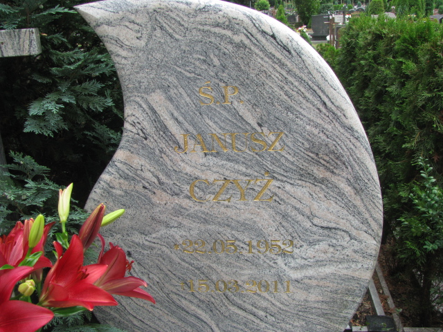 Janusz Czyż 1952 Police - Grobonet - Wyszukiwarka osób pochowanych