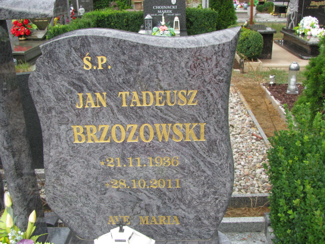 Jan Tadeusz Brzozowski 1936 Police - Grobonet - Wyszukiwarka osób pochowanych