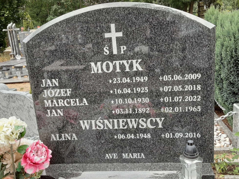 Grób Józef Motyk