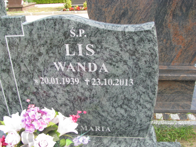 Wanda Lis 1939 Police - Grobonet - Wyszukiwarka osób pochowanych