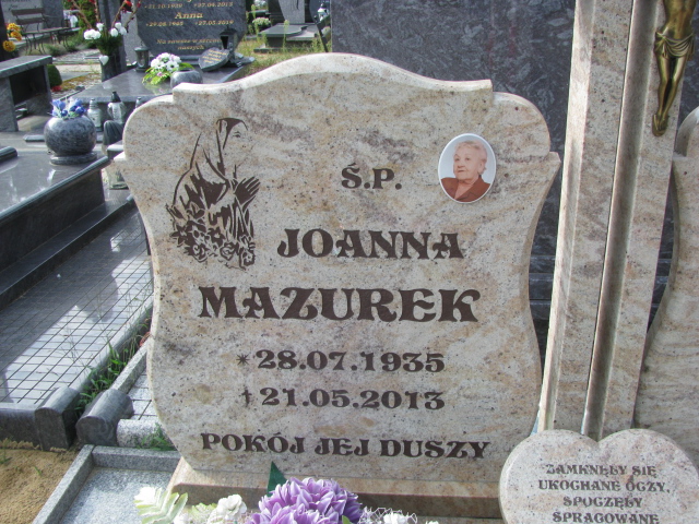 Joanna Mazurek 1935 Police - Grobonet - Wyszukiwarka osób pochowanych