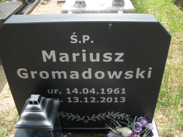 Mariusz Gromadowski 1961 Police - Grobonet - Wyszukiwarka osób pochowanych