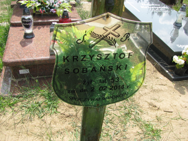 Krzysztof Sobański 1961 Police - Grobonet - Wyszukiwarka osób pochowanych